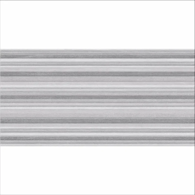 Faianta Ayrona Lines relief 25x50 cm, model dungi, finisaj mat, gri, model dungi, finisaj mat, gri - imagine 4