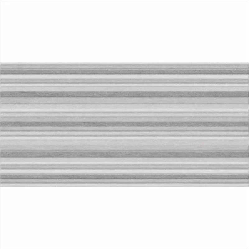 Faianta Ayrona Lines relief 25x50 cm, model dungi, finisaj mat, gri, model dungi, finisaj mat, gri - imagine 5