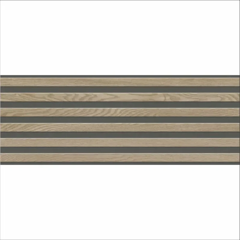 Faianta Jarel Oak Mate 30x90 cm, rectificata, model riflaj, finisaj mat, maro - imagine 1