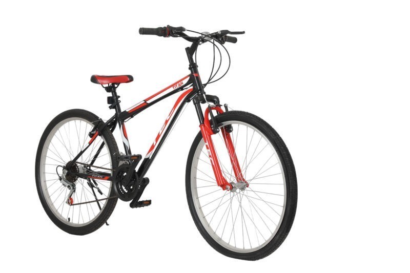 Bicicleta TEC Titan 26 inch Negru Rosu - imagine 1