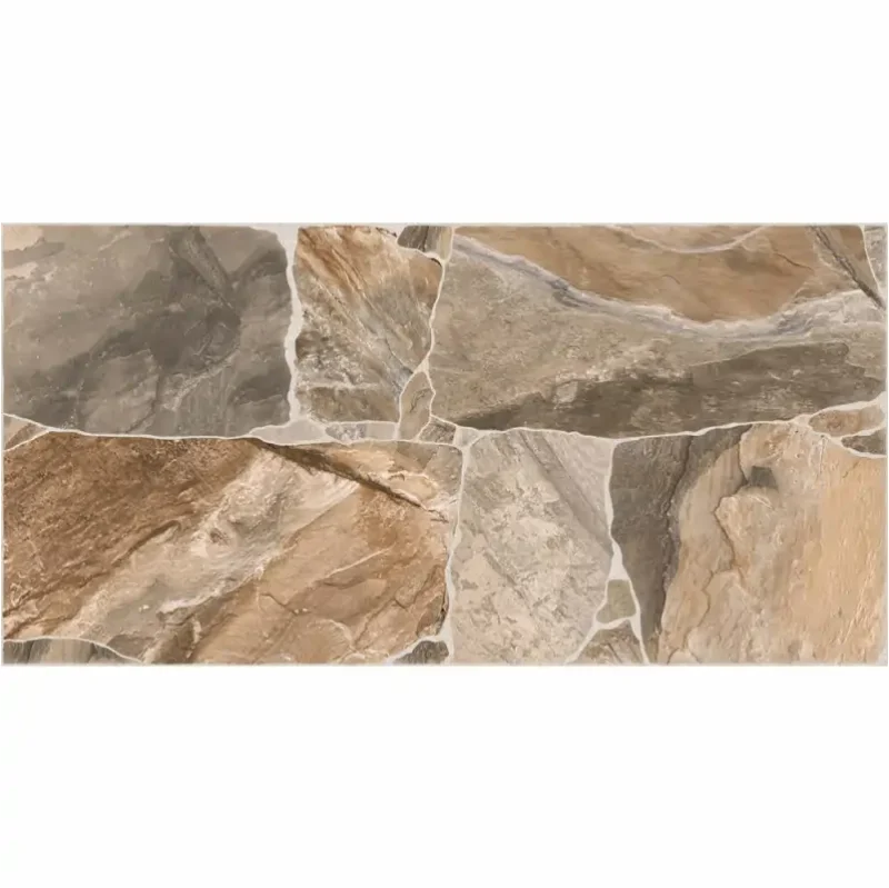 Gresie 3692 Riverstone Brown 30x60 cm, model piatra, maro - imagine 3