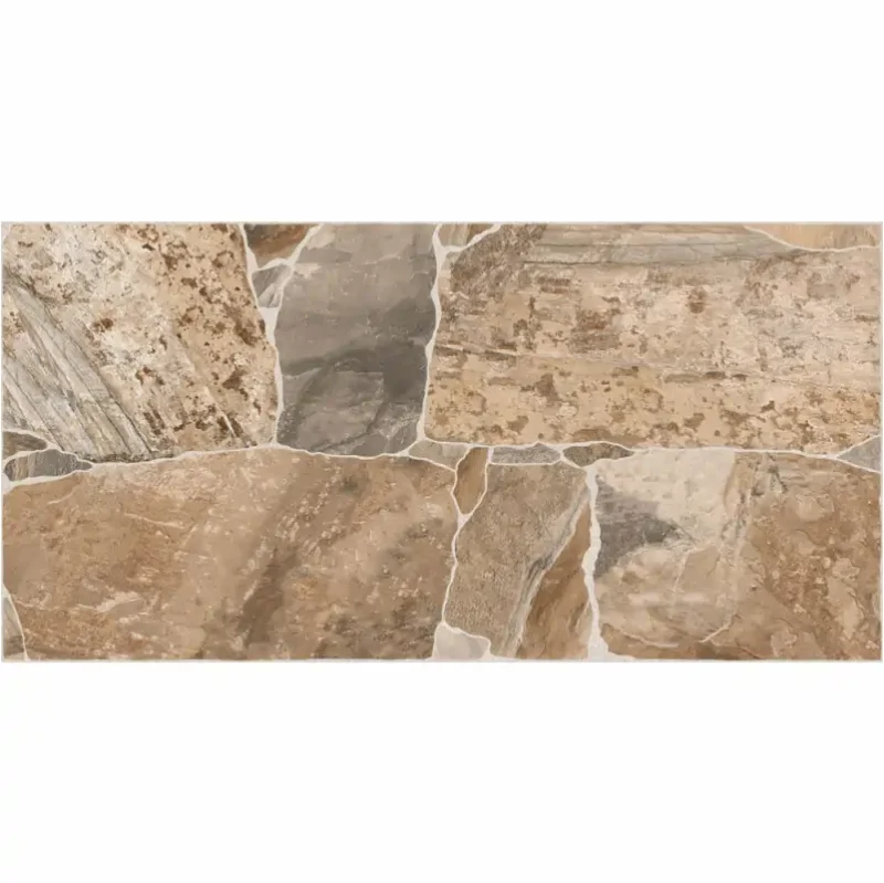 Gresie 3692 Riverstone Brown 30x60 cm, model piatra, maro - imagine 4