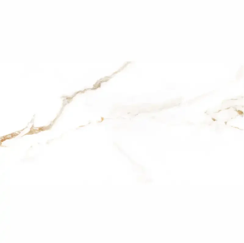 Gresie rectificata 3695 Breeze White Matt 60x120 cm, model marmura, alb - imagine 2