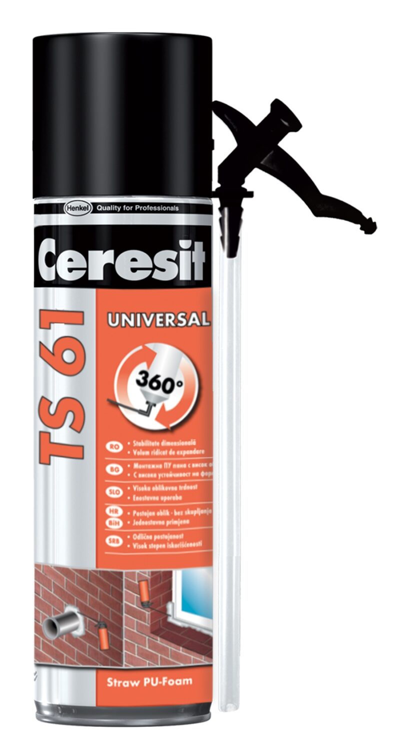 CERESIT TS 61 SPUMA PU MONTAJ 500ML 576174 - imagine 1