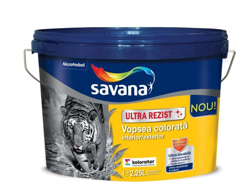 5948596010971 SAVANA BAZA ULTRAREZIST PASTEL EXT/INT 2.25L - imagine 1