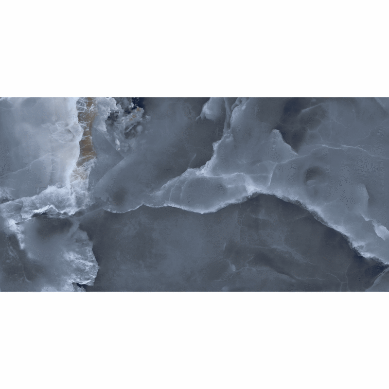 Gresie Alard Sky 60x120 cm, albastru, model marmura, finisaj lucios - imagine 3