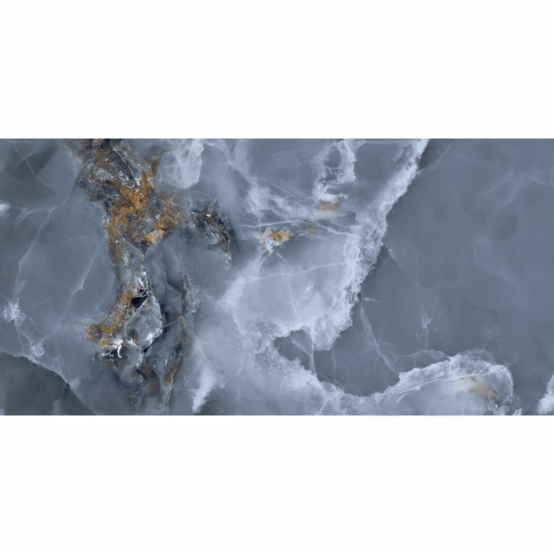 Gresie Alard Sky 60x120 cm, albastru, model marmura, finisaj lucios - imagine 7