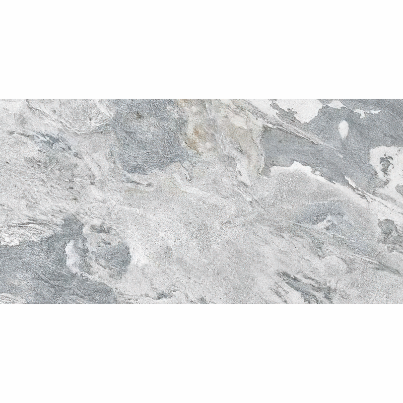 Bohemia white Gresie rectificata Bohemia White 60x120 cm, alb, model ciment, finisaj mat - imagine 1