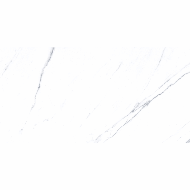 Gresie Satuaria Snow-Glossy 60x120 cm, alb, model marmura, finisaj lucios - imagine 3