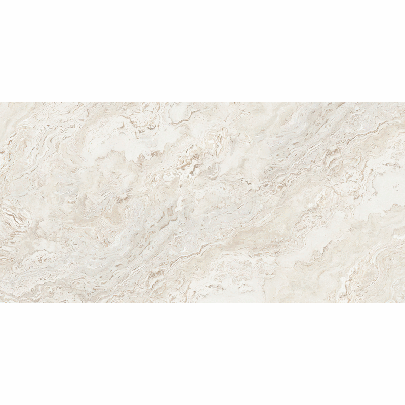 moonwalk cream Gresie rectificata Moonwalk Cream 60x120 cm, crem, model ciment, finisaj lucios - imagine 1