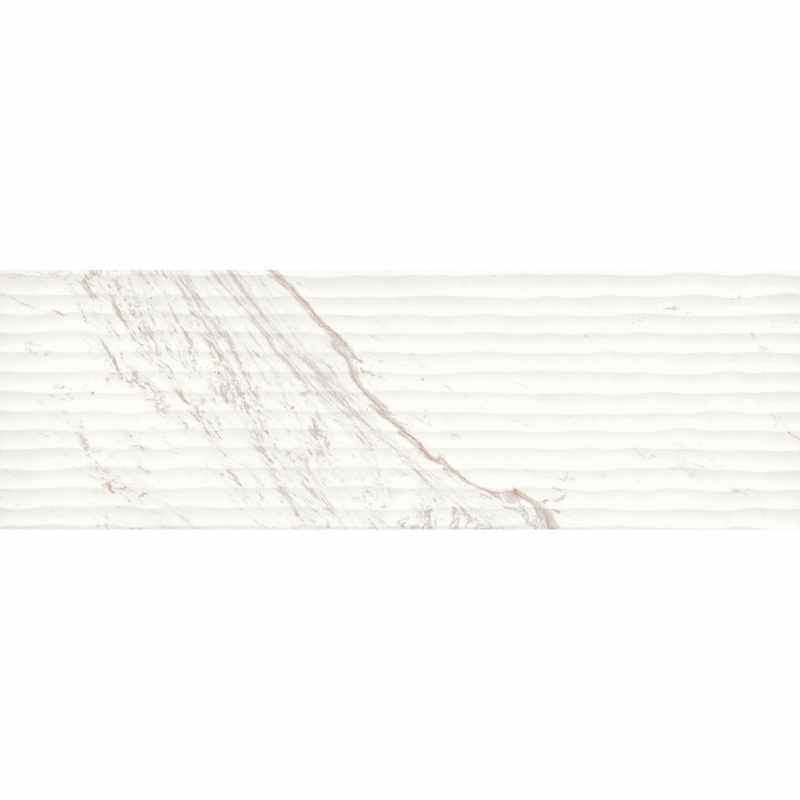 nuvola white decofon Faianta rectificata Nuvola White Decofon 30x90 cm, alb, model marmura, finisaj mat - imagine 1
