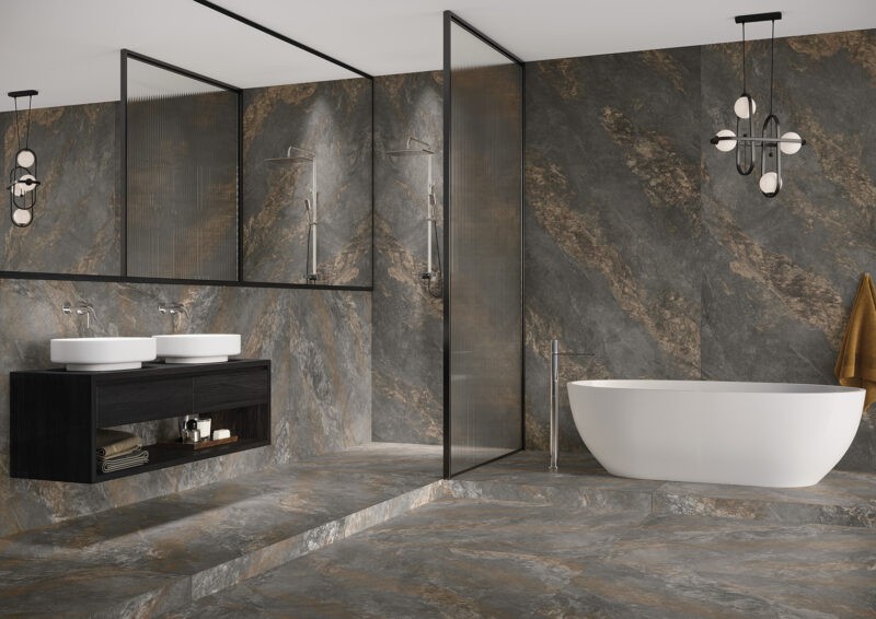 Gresie Auric Graphite RECT. 1197x597x8mm - imagine 2